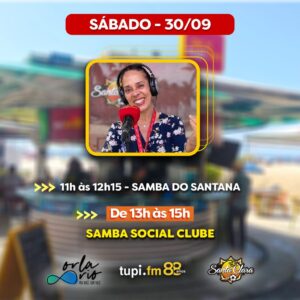 Confira a 4ª semana de programações da Tupi na orla 1