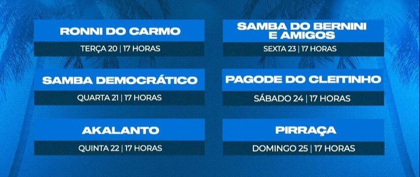 Samba huvudbonad Copacabana Gul