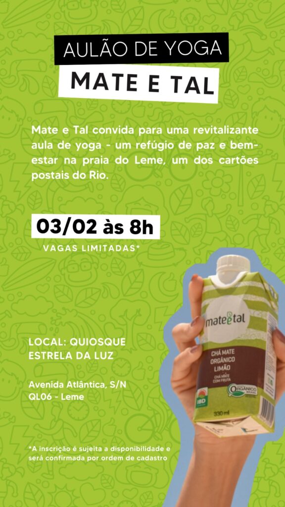 Mate e Tal realiza aulão de Yoga no Match Beach Club 1