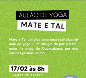 Mate e Tal realiza aulão de Yoga no Match Beach Club 3